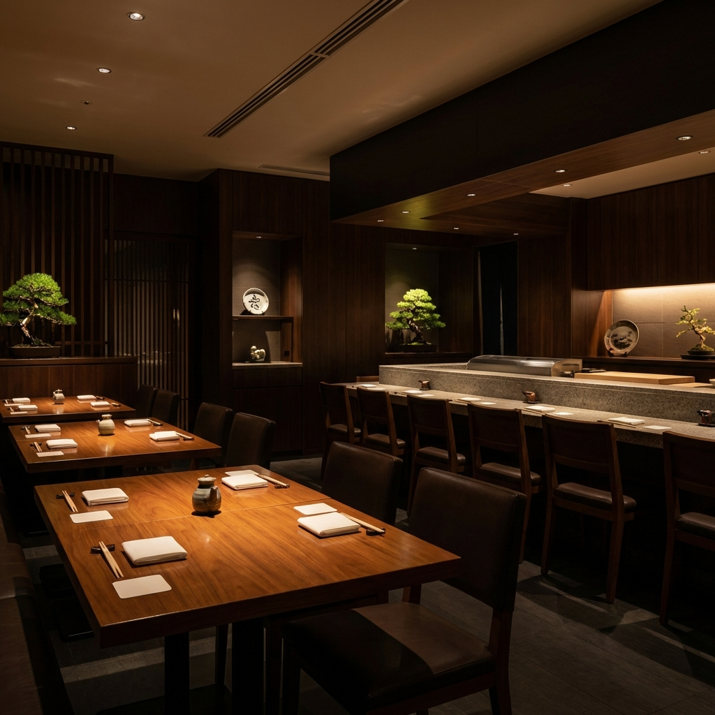 Lucky Dragon Sushi Kitchen dining experience - Japanese Sushi restaurant atmosphere