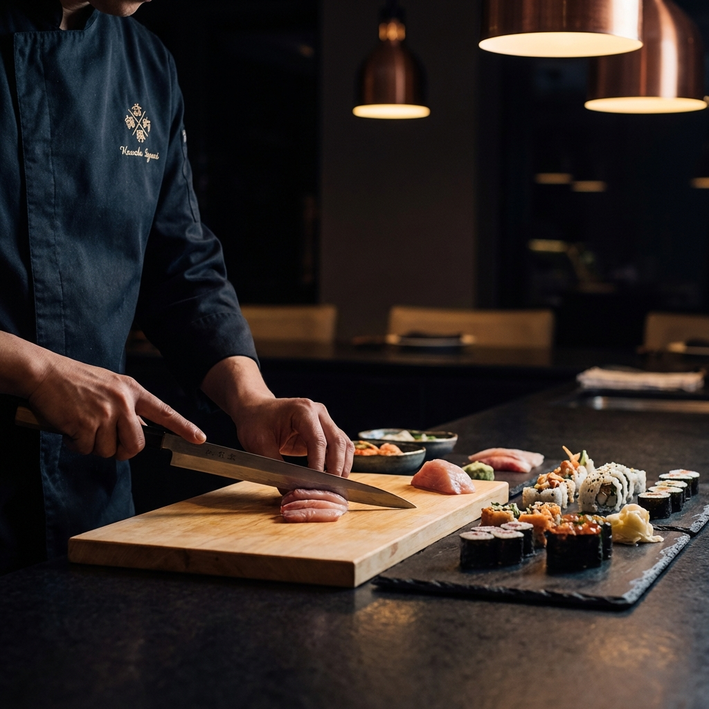 Lucky Dragon Sushi Kitchen dining experience - Japanese Sushi restaurant atmosphere