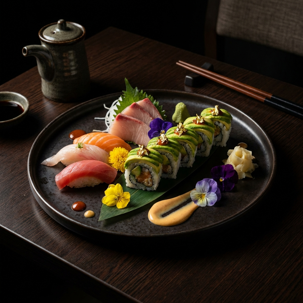 Lucky Dragon Sushi Kitchen dining experience - Japanese Sushi restaurant atmosphere