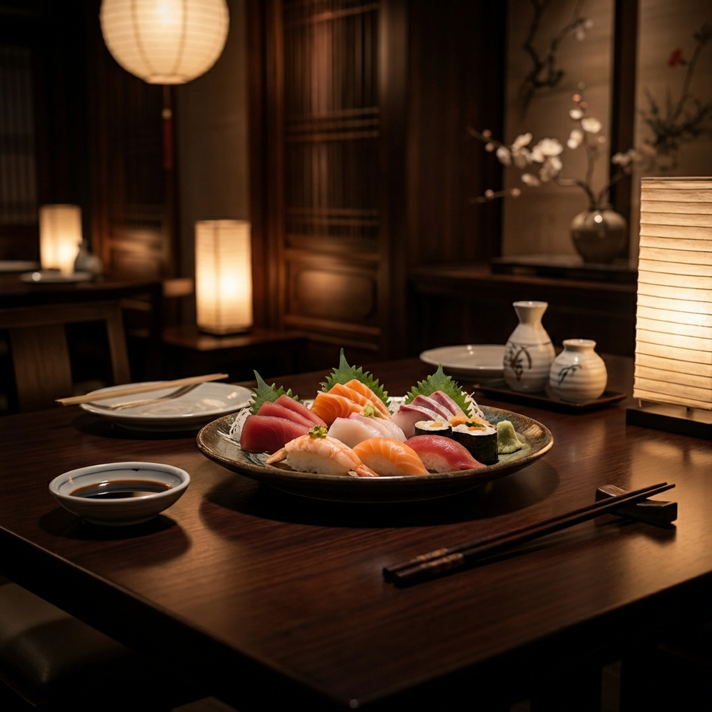 Lucky Dragon Sushi Kitchen dining experience - Japanese Sushi restaurant atmosphere