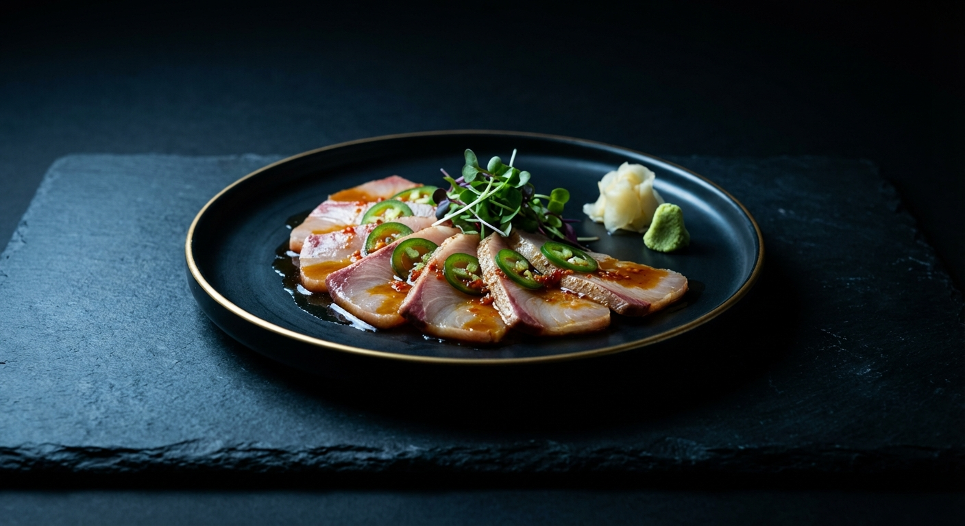 Spicy Hamachi - Basic Rolls at Main Menu